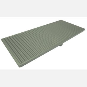 Teflon-coated pan with no edge