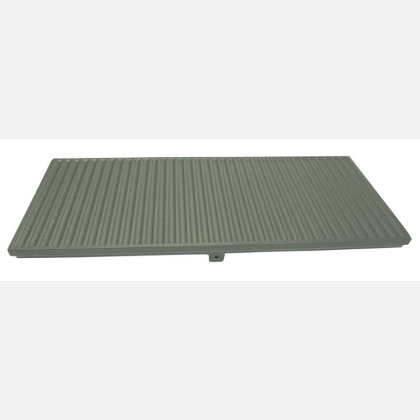 Teflon-coated pan with no edge