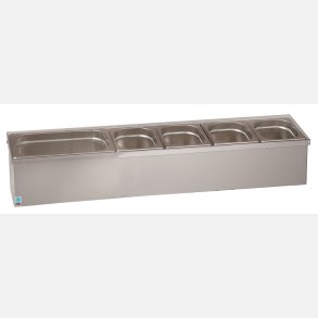 Salad box - 5 canteens - long